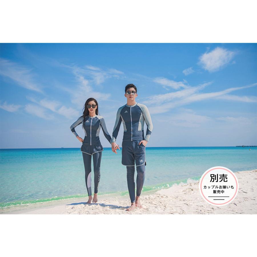 新作登場！ フィットネス水着 メンズ ラッシュガード 上下セット 長袖