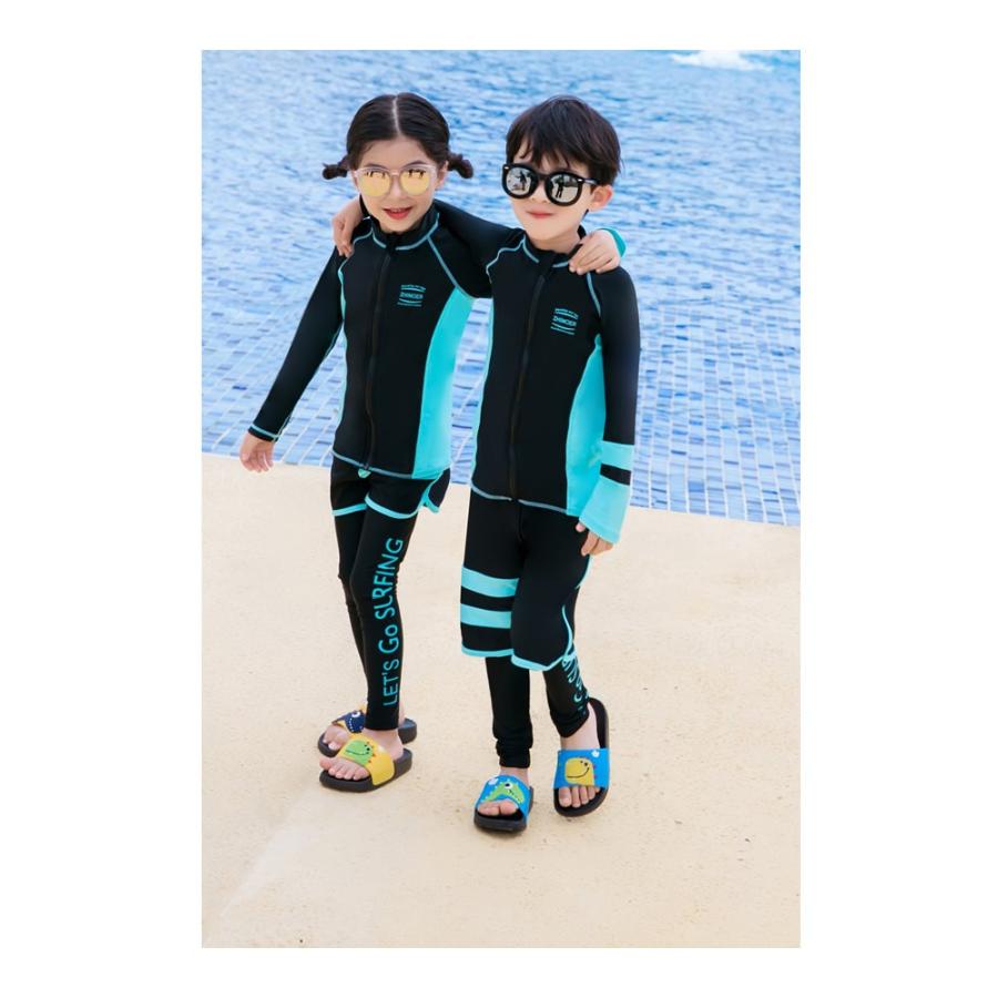 フィットネス水着 親子ペア パパ ママ 女の子 男の子 ラッシュガード