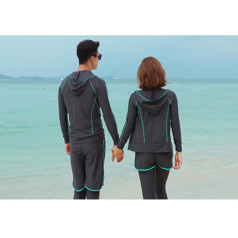 フィットネス水着 体型カバー 水着 レディース ビキニ ラッシュガード ショートパンツ レギンス ノンワイヤー S/M/L/LL|hoyuki|13