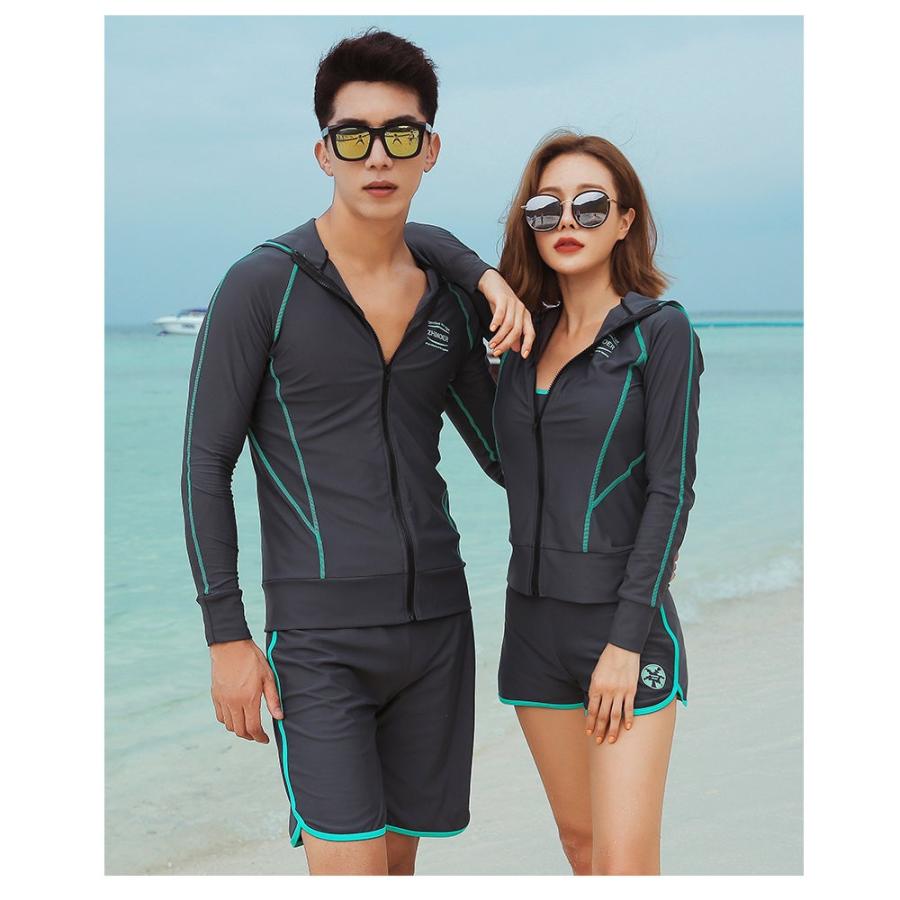 フィットネス水着 体型カバー 水着 レディース ビキニ ラッシュガード ショートパンツ レギンス ノンワイヤー S/M/L/LL|hoyuki|14