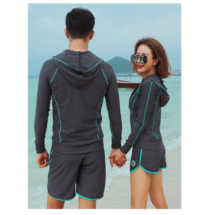 フィットネス水着 体型カバー 水着 レディース ビキニ ラッシュガード ショートパンツ レギンス ノンワイヤー S/M/L/LL|hoyuki|16