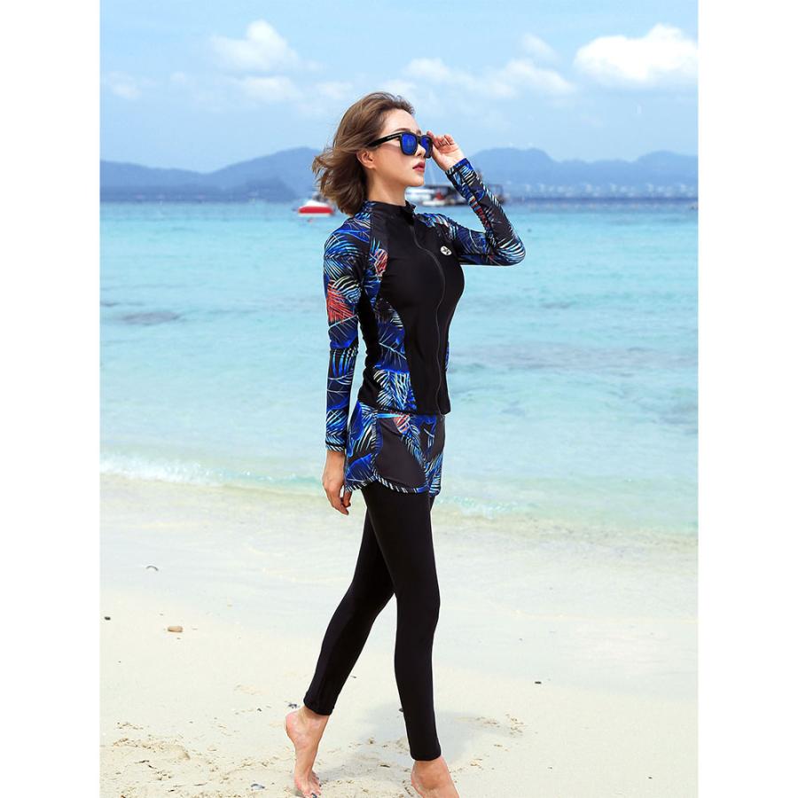 フィットネス水着 体型カバー 水着 レディース ビキニ ラッシュガード