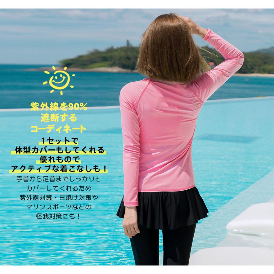 フィットネス水着 体型カバー 水着 レディース ビキニ ラッシュガード