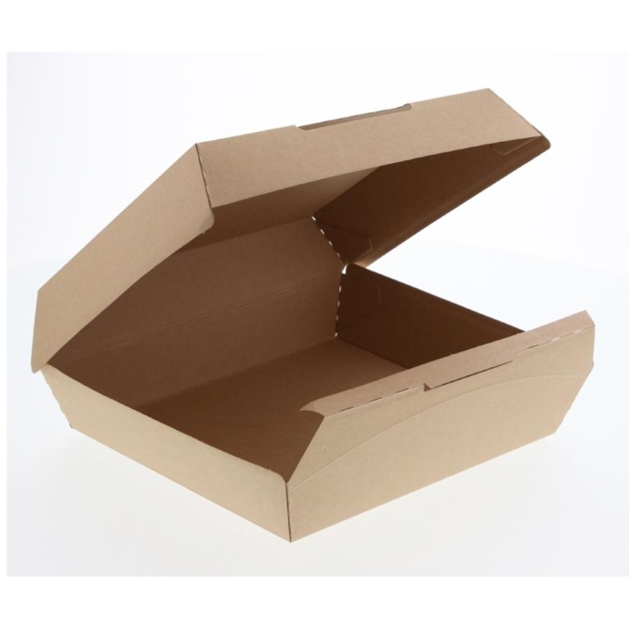 テイクアウト用容器【HEIKO】ネオクラフトランチBOX L 天面245x210
