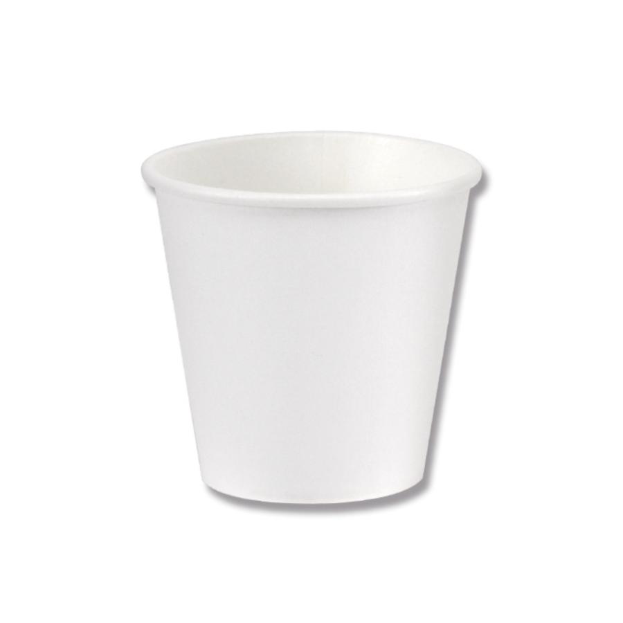 ドリンクカップ【HEIKO】S.T. 紙コップ（ペーパーカップ）E 3オンス  ホワイト  口径58x高55x底径38mm 【4000個】