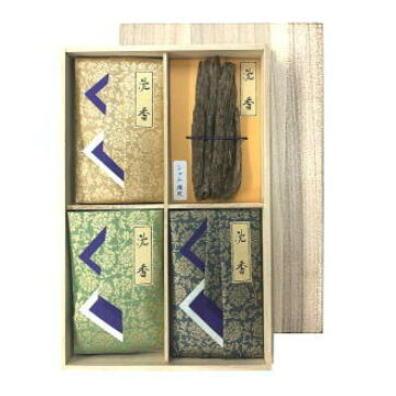 長川仁三郎バス発着場の香木【物量押さえる】沈香焚き比べ４点仕掛ける お香-アロマグッズ