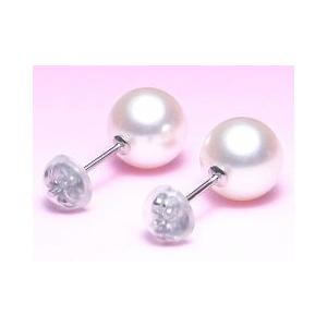 アコヤ真珠 ピアス プラチナ Pt900 7.0-7.5mm : 真珠専門エイチパール
