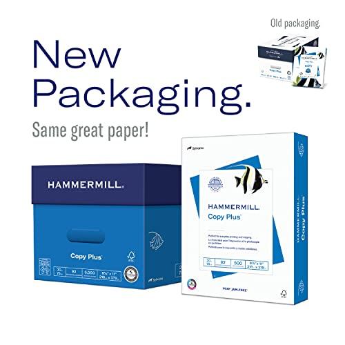 Hammermill Copy Plus 20Lb 8 1/2 X 11 92 Bright 500 Sheets/Ream 1