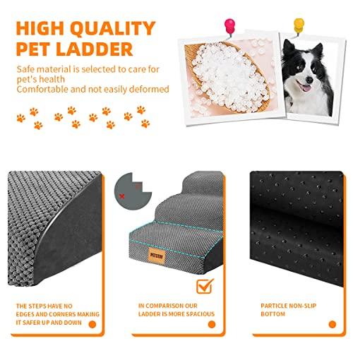 PETSTAY Dog Stairs Pet Steps 3 Tiers High Density Foam Dog Stairs Ra 並行輸入 and the Dog Stairs Pet High Density Foam The of comfortable