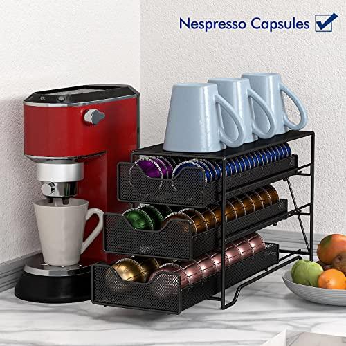 ホットセール収納引き出しホルダー Nespresso Vertuoカプセル対応