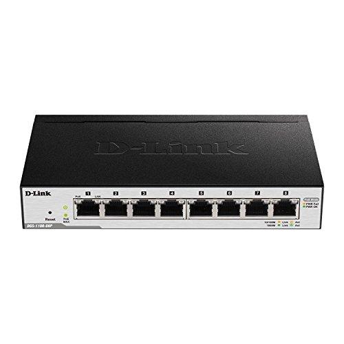 D-Link DGS-1100-08P Switch 8p GigaBit PoE 64W 並行輸入 PreSonus SW5E PoE対応5ポートAVBスイッチ ロック機構付きXLR Ethernet AVB端子5基 (PoE搭載ポート4基