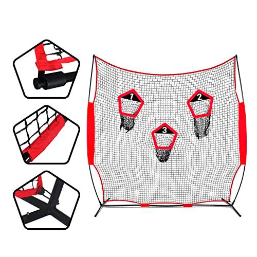 フットボール投げネット 高耐久 8 x 8 フットボールネット フットボールトレーニングネット フットボールキックネット サッカーネット 並行輸入 フットボール投げネット