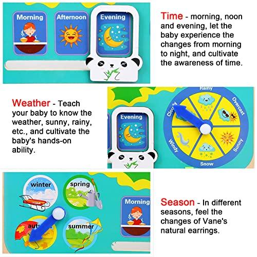 まとめ購入 Ghims Montessori Wooden Toys Kids Learning Clock 3 Year -14 Years Ol 並行輸入