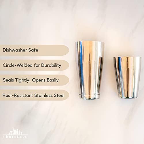 ステンレススチールボストンShaker byトップシェルフバー供給 18oz and 28oz シルバー 並行輸入 hp6041d4fe09