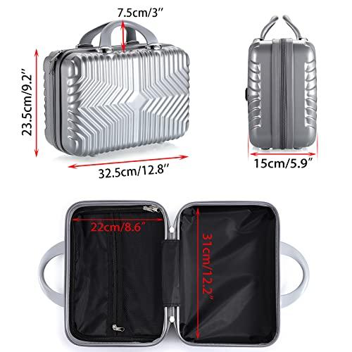 ブランド BSTKEY ポータブル メイクアップ トラベルケース、ハードシェル化粧品ケース ハンドラゲージバッグ オーガナイザー、ミニ ABS キ 並行輸入 【R2455397742】(12553円)
