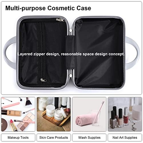 ブランド BSTKEY ポータブル メイクアップ トラベルケース、ハードシェル化粧品ケース ハンドラゲージバッグ オーガナイザー、ミニ ABS キ 並行輸入 【R2455397742】(12553円)