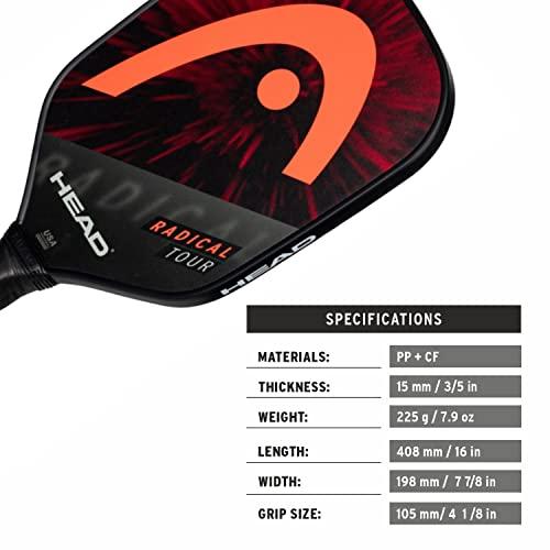 HEAD 2022 Radical Tour Pickleball Paddle 3-7/8 並行輸入 7/8 Radical Tour 幅 198mm 7/8インチ