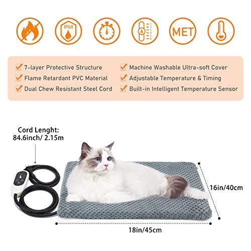 INVENHO Pet Heating Pad  Waterproof Adjustable Temperature Dog Cat H 並行輸入｜hpy-store｜07