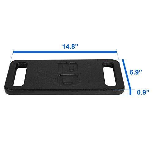 Yes4All 鋳鉄ラックウエイト ? 複数のウェイトをご用意：10、15、20、25、30、35、45ポンド。 20 pounds 並行輸入 pounds