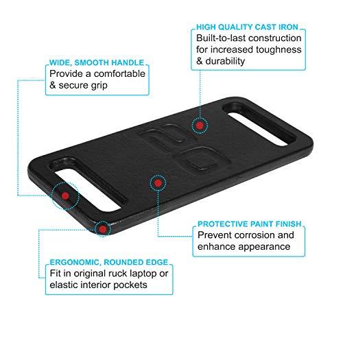 Yes4All 鋳鉄ラックウエイト ? 複数のウェイトをご用意：10、15、20、25、30、35、45ポンド。 20 pounds 並行輸入 pounds