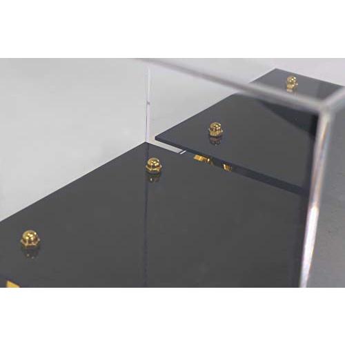 Katai - クリスタルクリアハットディスプレイケース - UV耐性アクリルキャップホルダースタンド 野球、フットボール、スナップバッ 並行輸入 当社の帽子 ディスプレイ ケースは 7インチ