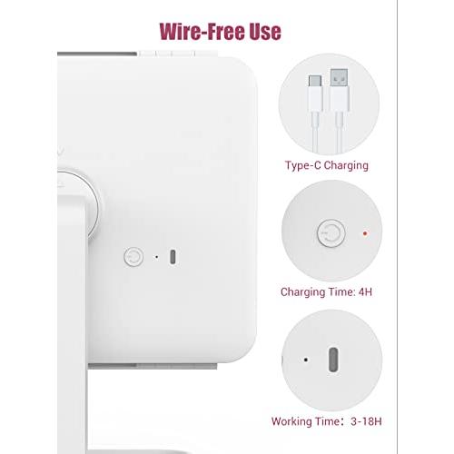 中古品 EASEHOLD メイクアップミラー バニティー 66 LED ライト 充電式 3色 照明モード 2x/3x/10x 拡大鏡 180 9 並行輸入 【2402179212】(12281円)