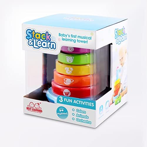 ベストラーニング スタック＆ラーン積み上げて学ぶ- アクティビティ知育玩具。 6ヶ月以上の赤ちゃん用 - 赤ちゃんへのおもちゃのプレゼン 並行輸入 色