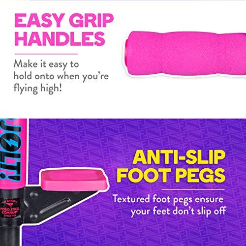 Flybar Foam Jolt ポゴスティック 5歳以上の子供用 40~80ポンド 初心者 キッズ ポゴスティック 男の子用 女の子用 並行輸入 Flybar ポゴスティック レインボー Jolt 5歳以上の子供用 80ポンド