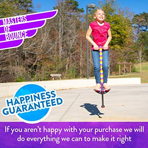 Flybar Foam Jolt ポゴスティック 5歳以上の子供用 40~80ポンド 初心者 キッズ ポゴスティック 男の子用 女の子用 並行輸入 Flybar ポゴスティック レインボー Jolt 5歳以上の子供用 80ポンド