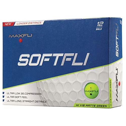 Maxfli Softfli High Visibility Matte Green Golf Balls 12 Pack 並行輸入