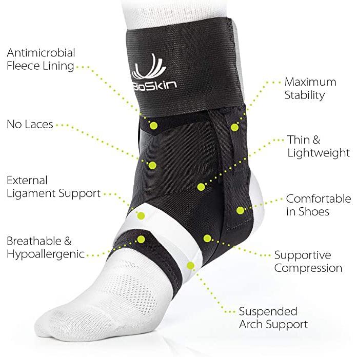 BIOSKIN TriLok Ankle Brace for Women & Men Provides Plantar Fascii 並行
