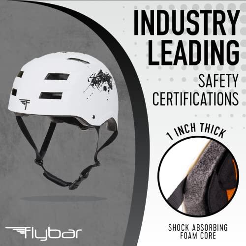 売れ済公式店 Flybar Bike Helmet Multi-Sport Skateboard Helmet Dual Certified Li 並行輸入