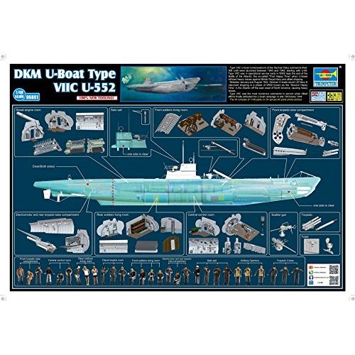 トランペッター 1/48 ドイツ海軍 UボートVIIC型 U-552 プラモデル 06801 並行輸入 トランペッター 1/48 ドイツ海軍 UボートVIIC型 U-552 プラモデル 06801 並行輸入