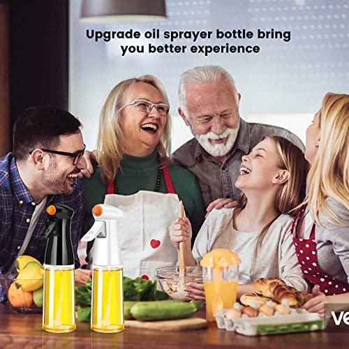 YAWMLYE クッキングオイルスプレー オリーブオイルスプレー エアフライヤースプレー アップグレード回転ノズルオイルスプレーディスペ 並行