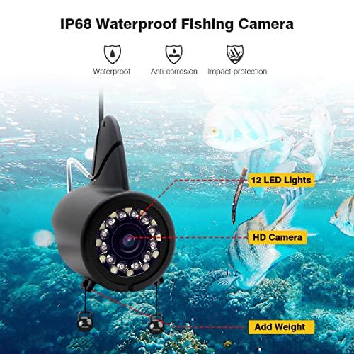 購入割引品 MOQCQGR Underwater Fishing Camera Portable Video Fish Finder wiht 7 並行輸入