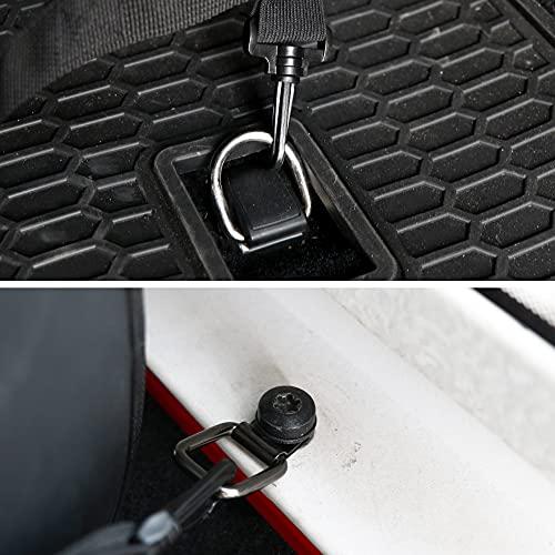 BESTAOO ペットネット 車両安全メッシュ 犬用バリア ジープラングラー JK JL 4ドア用 2007-2022 後部座席の後ろに 並行輸入 JK JL Jeep Wrangler つ