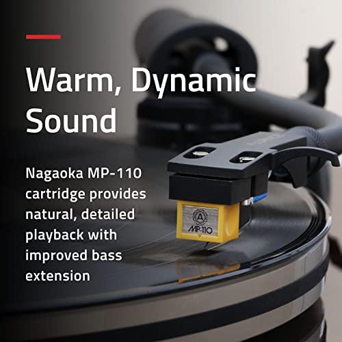 Fluance RT85N リファレンス ハイファイ ビニール ターンテーブル レコードプレーヤー Nagaoka MP-110カートリ 並行輸入 テレビ、オーディオ、カメラ オーディオ機器 スピーカー