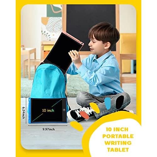 通信セールサイト bravokids 2 Pack LCD Writing Tablet for Kids 10 inch Colorful Doodle 並行輸入