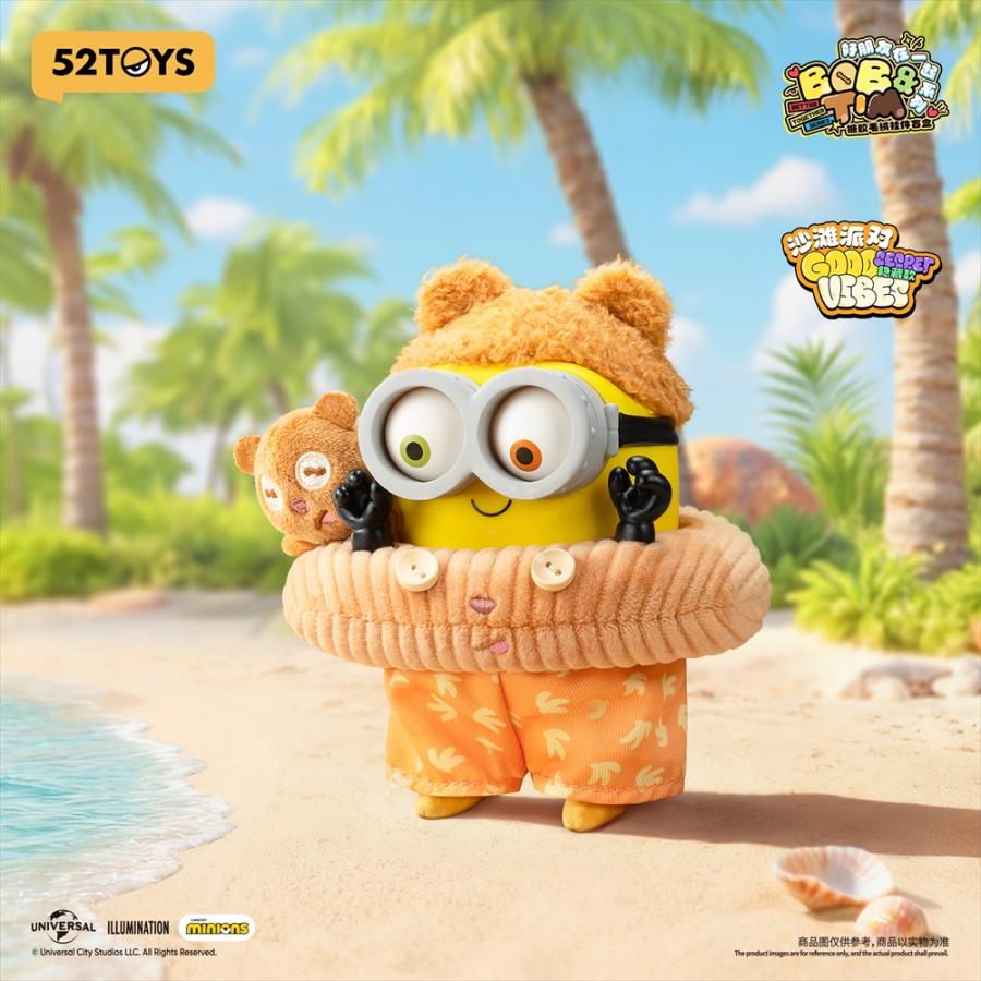 52Toys ボブ＆ティム ミニオンズフレンズ　ストラップ【新品未開封】 公式】52TOYS BLINDBOX ミニオンズ ボブ&ティム ベストフレンズ