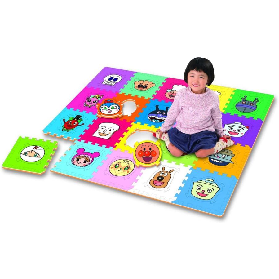アンパンマン パズルであそぼう! やわらかマット20 安全 マット : HRCO 