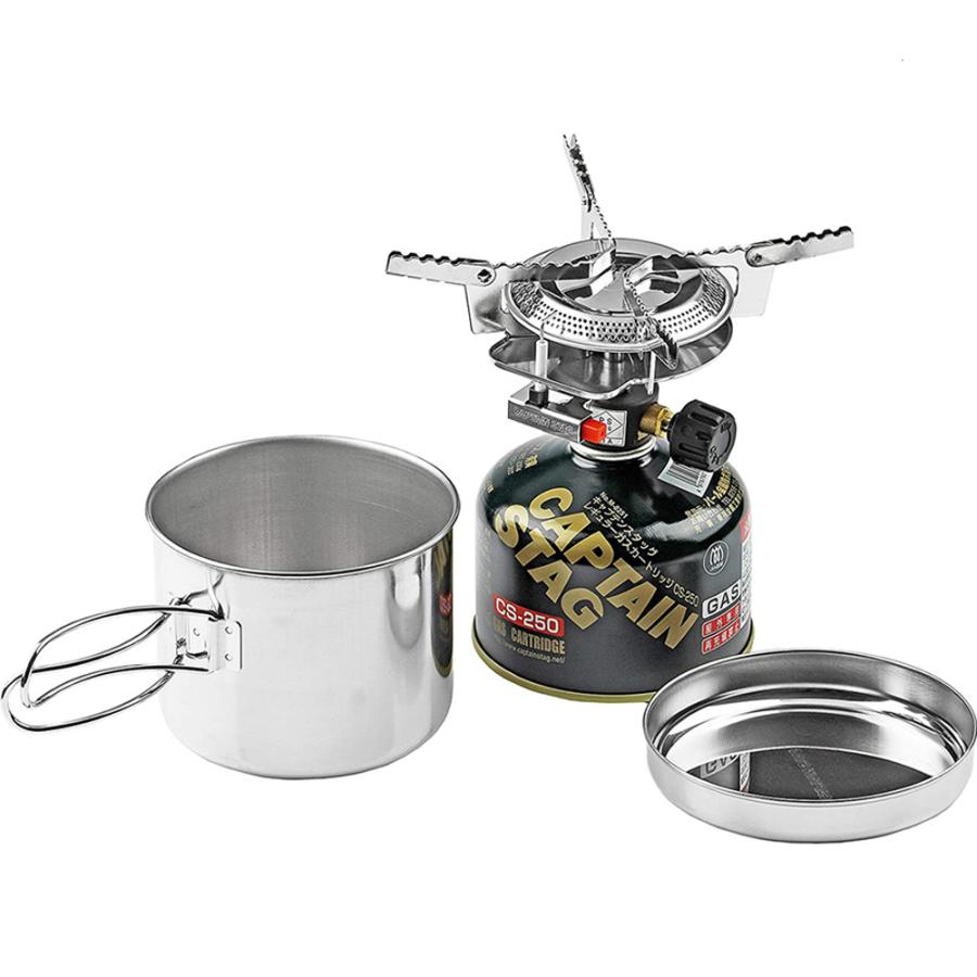 キャプテンスタッグ お手軽！ ソロキャンプセット ガスバーナー テーブル チェア 3点セット 収納バッグ付き | CAPTAIN STAG | 03