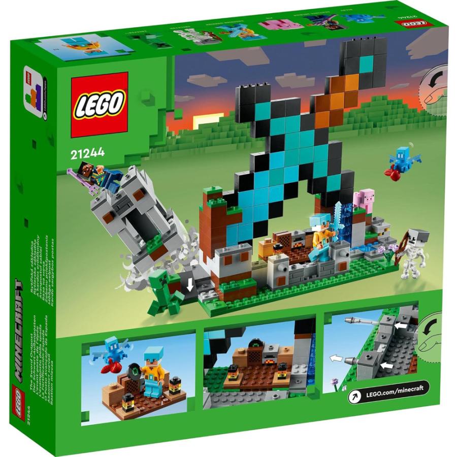 LEGO レゴ マインクラフト ダイヤモンドの剣の基地 21244 | LEGO | 04