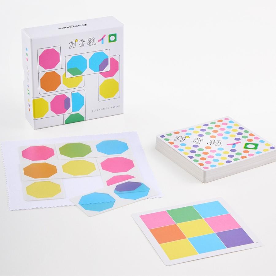 GEO GAMES かさねイロ ジオゲームス 新商品 ボードゲーム 知育玩具 5歳以上 家族で遊べる 誕生日プレゼント 学習ゲーム クリスマス プレゼント（Yahoo!・HRCO Yahoo!店）