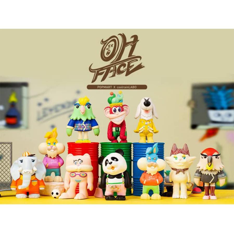 POP MART（ポップマート） POPMART coolrainLABO Oh Face シリーズ BOX