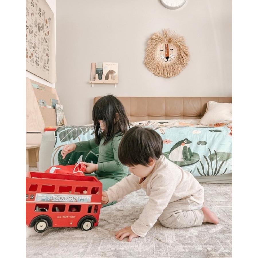 レーシングスクール★ユニオンジャック★ロンドンバス★木製 木製 ロンドンバス LE TOY VAN 木のおもちゃ ままごと遊び ごっこ遊び