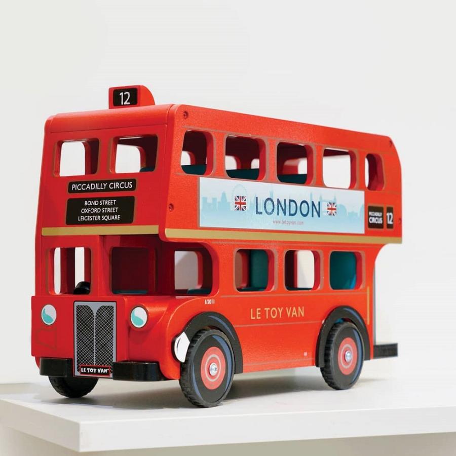 木製 ロンドンバス LE TOY VAN 木のおもちゃ ままごと遊び ごっこ遊び 知育玩具 ラッピング可｜hrco｜13