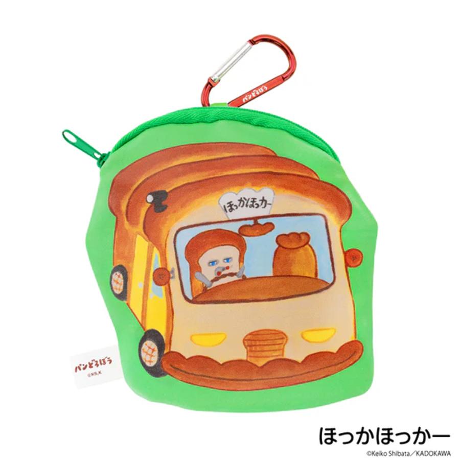ケンエレファント パンどろぼう カラビナつきおでかけポーチ 全5種