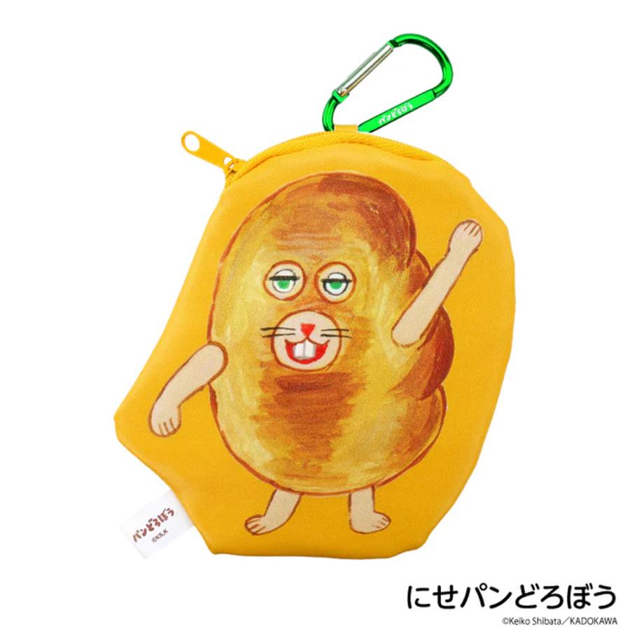 ケンエレファント パンどろぼう カラビナつきおでかけポーチ 全5種