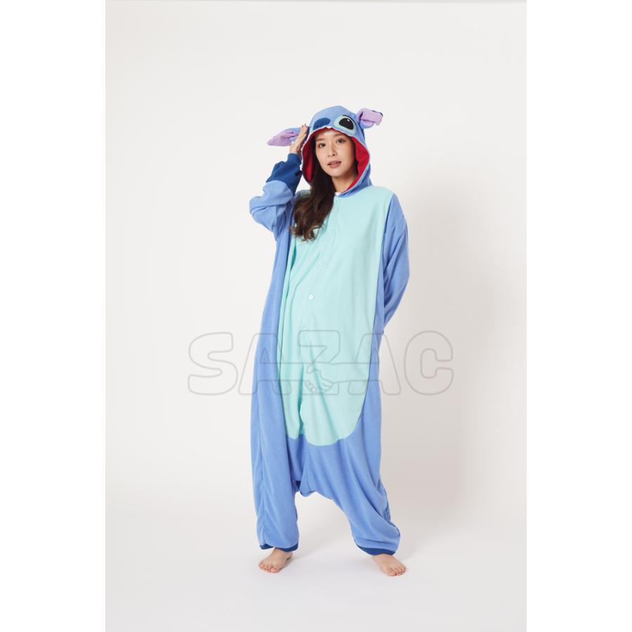 着ぐるみ スティッチ パイル 大人用 ディズニー フリーサイズ パジャマ