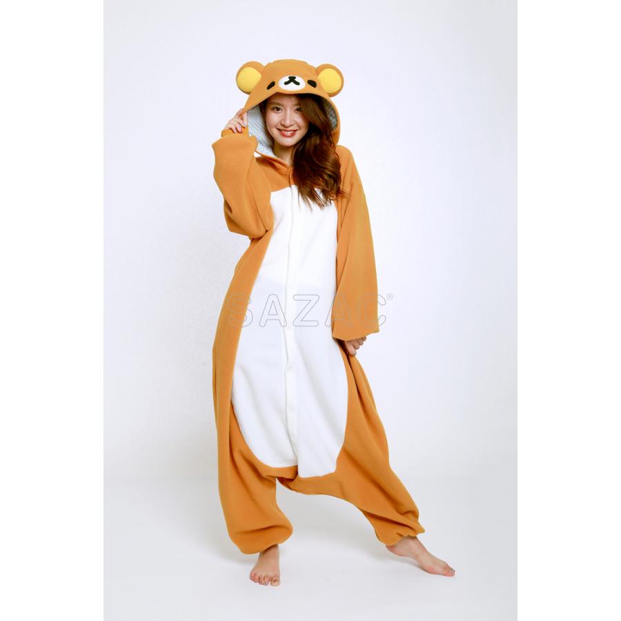 着ぐるみ リラックマ フリース コスプレ 仮装 SAZAC サザック